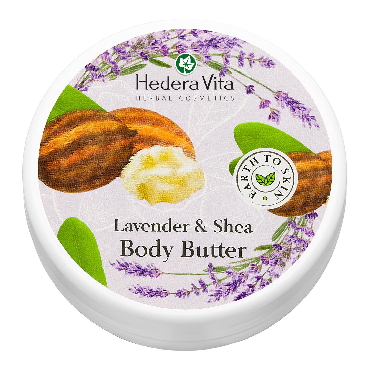 Earth to Skin – Körperbutter mit Lavendel und Shea Butter, 200ml