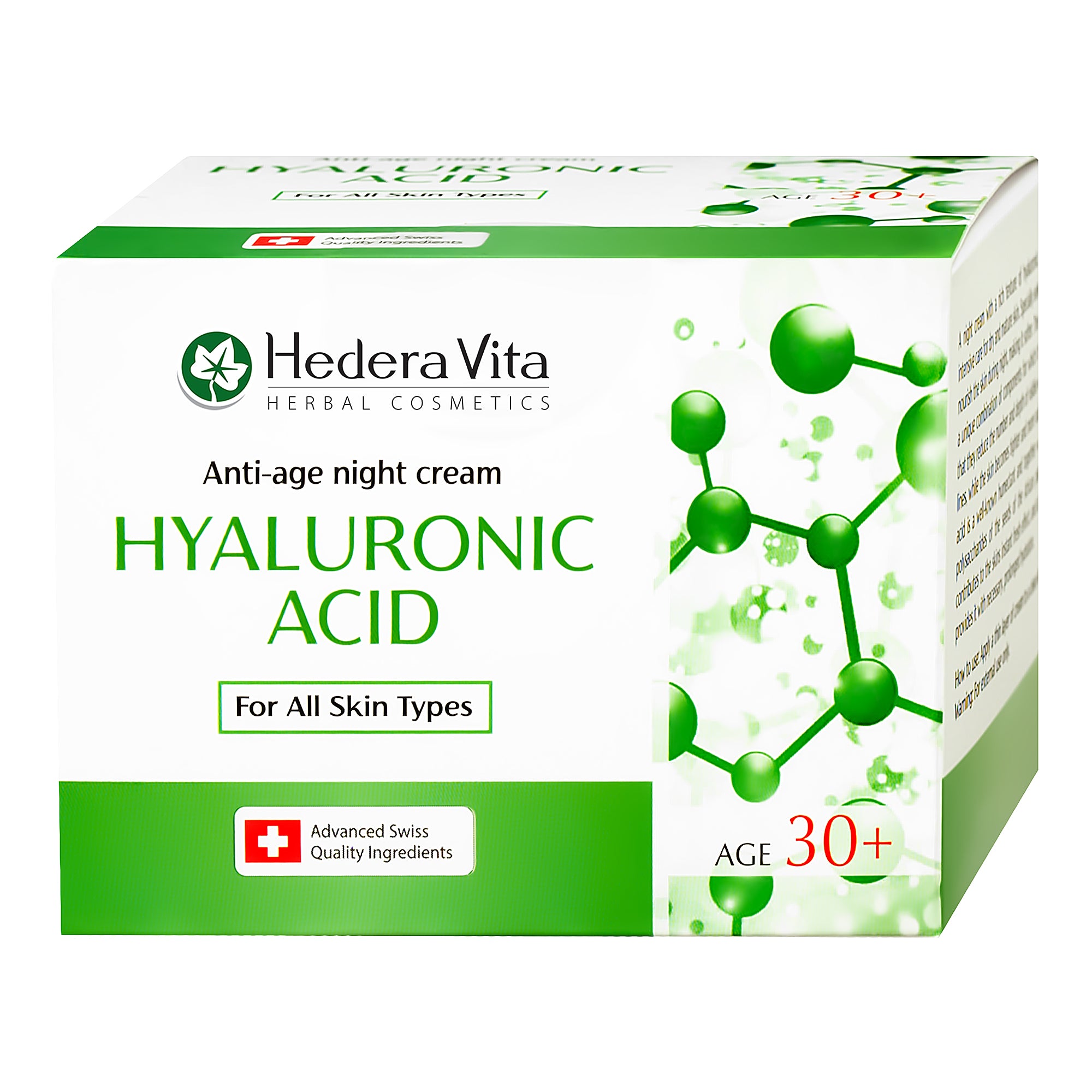 Hyaluronic ACID – Nachtcreme Anti-Age, 50ml